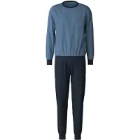 Calida Pyjamas lång blå / mörkblå