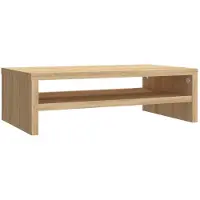 vidaXL Skärmställ sonoma-ek 42x24x13 cm konstruerat trä