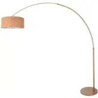 Steinhauer Båglampa Sparkled Light, dimbar, Brun / mässing, Vardagsrum / matsal, Metall, Modern, Golvlampa