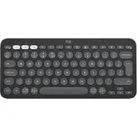 Logitech Pebble Keys 2 K380s - Tangentbord - trådlös - Bluetooth LE - QWERTY - USA, internationellt - tonal graphite