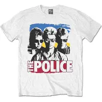 Ginza.se The Police: Unisex T-Shirt/Band Photo Sunglasses (White) (XX-Large)