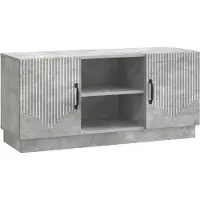 vidaXL TV-skåp Betonggrå 102 x 34,5 x 47 cm Konstruerat trä
