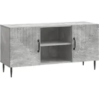 vidaXL TV-skåp Betonggrå 102 x 34,5 x 50 cm Konstruerat trä