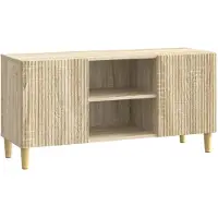 vidaXL TV-skåp Sonoma-ek 102 x 34,5 x 50 cm Konstruerat trä