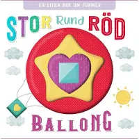Stor, Rund, Röd Ballong