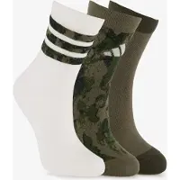 Adidas Strumpor - 3-pack - YB Camo - OLISTR/OLISTR/W - - 25/27 - Strumpor