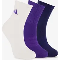 Adidas Strumpor - 3-pack - Crew - Lila/White/Mörkblå - - 31/33 - Strumpor