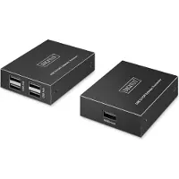 Digitus DA-73120 USB-A, USB 2.0, RJ45 USB-förlängning via nätverkskabel RJ45 150 m