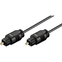 Goobay AVK 216-0300 - Digital ljudkabel (optisk) - SPDIF - TOSLINK han till TOSLINK han - 3 m - fiberoptik