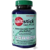 Saltstick , Elektrolyt Kapslar Plus Koffein, 100 Vegetariska Kapslar