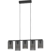 Eglo COLOMERA LÅNGBORD 5XE27 SVART/GRÅ