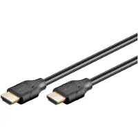 Goobay LC HDMI 2.1 -kabel med Ethernet - 1.5m - Svart