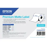 Epson Premium - Papper - matt - permanent akrylhäftning - ljust vit - Rulle A6 (10,5 cm x 35 m) 1 rulle (rullar) etiketter - för ColorWorks CW-C4000E (BK), CW-C4000E (MK) TM C3500