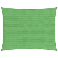 vidaXL Solsegel 160 g/m² ljusgrön 3,5x4,5 m HDPE