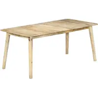 vidaXL Matbord 180x90x76 cm massivt mangoträ