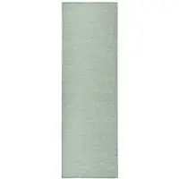 vidaXL Utomhusmatta plattvävd 80x250 cm turkos