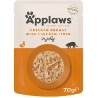 Applaws Cat Kyckling med kycklinglever i gelé 70 g