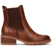 Pikolinos för kvinnor. W0D-8792 Bruna Medina ankelkängor i läder (35), Hud, 3 till 5 cm, Zip, Casual