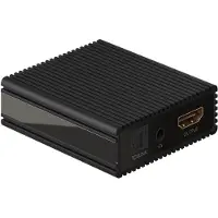 Goobay HDMI-Audio Extraktor 4K@30Hz / HDMI ljudsplitter / HDMI till analog ljudomvandlare