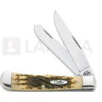 Case Knives Case Trapper Amber Jigged Bone, 00163, 6254 CV pocket knife