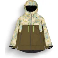 Picture Organic Clothing - Skidjackor dam - Exa Jkt Timeless Flower Printed för UnisexUll - Storlek S - Khaki