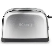 Koenig Toas7 Silver 850W Kompakt Brödrost