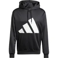 Adidas Träningsdräkt 'BIG LOGO HOODED' svart / vit