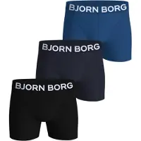 Björn Borg Organic Cotton Stretch Boxers 3-pack Svart, XXL