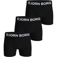 Björn Borg Organic Cotton Stretch Boxers 3-pack Svart, XXL