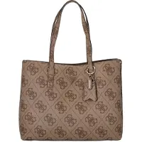 GUESS Tote Bag Latte Logotyp