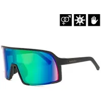 Horsefeathers Magnum Matt Black Solglasögon mirror green