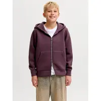 Jack & jones Junior Sweatjacka 'Legacy' bordeaux