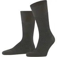 Falke Airport Herringstripe Strumpor Grön Mörkgrön Storlek