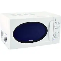 H.Koenig VIO6 Microondas sin Grill, 20L, 700W, Temporizador hasta 30 min, 5 Niv de Potencia de Calentado, descongelador,Plato Giratorio 24,5 Cm,Blanco