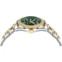 Philipp Plein Watches Analog klocka 'QUEEN' guld / smaragd / silver / transparent