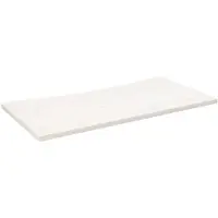 vidaXL Skrivbordsskiva vit 110x60x2,5 cm massiv furu