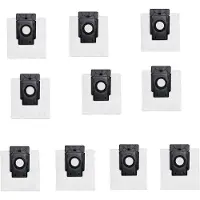 INF 10-pack ersättningsdammsugarpåsar kompatibla med 360 S8 Plus, TP-LINK TAPO, RV30 Plus, RVA200 robotdammsugare