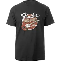 Ginza.se Fender: Unisex T-Shirt/Mustang Bass (Black) (Large)