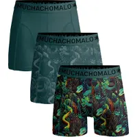 Muchachomalo uchachoalo Boxershorts 3-Pack Snakey ångfärgad Blå Storlek