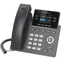 Grandstream Networks Grandstream GRP2612 - VoIP-telefon med nummerpresentation/samtal väntar - 3-riktad samtalsförmåg - SIP, RTCP, RTP, SRTP - 4 linjer