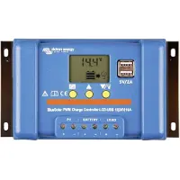 Victron Energy Blue-Solar PWM-LCD&USB Solenergi laddningsstyrenhet PWM 12 V, 24 V 10 A