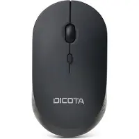 Dicota SILENT V2 WiFi mus Sladdlös Optisk Svart 3 Knappar 800 dpi, 1200 dpi, 1600 dpi