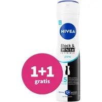 Nivea Deodorant Spray Invisible Black & White Pure