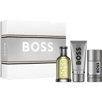 HUGO BOSS Bottled Eau De Toilette Spray 100ml Set 3 Pieces