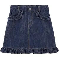 Molo Kjol - Denim - Berit - Mid Blue Glitter - - 13-14 år (158-164) - Kjol