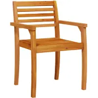 vidaXL Trädgårdsstolar 2 st 59x55x85 cm massivt akaciaträ