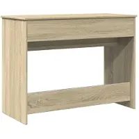vidaXL Sminkbord med Spegel, Ek Sonoma 100X45X76 Cm