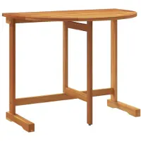 Super Merchant Vidaxl Hopfällbart Balkongbord, 90X60X72 Cm, Massivt Akaciaträ