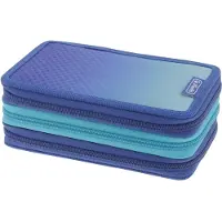 Herlitz - Pennfodral - 31 delar - polyester - blå, turkos