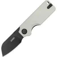 Kubey Boxer Linerlock White G10